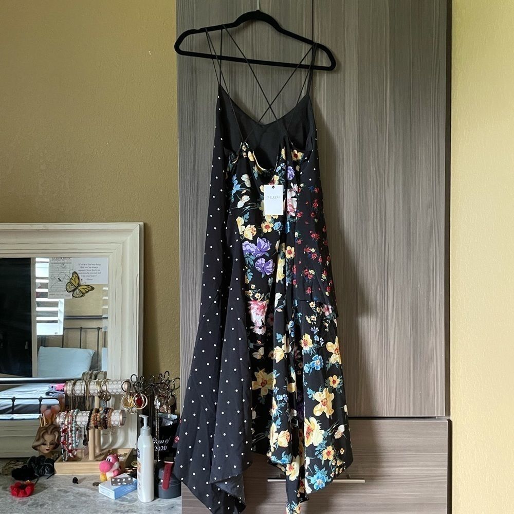 Few Moda Color-blocked Patterned Maxi Dress - Picture 7 of 16